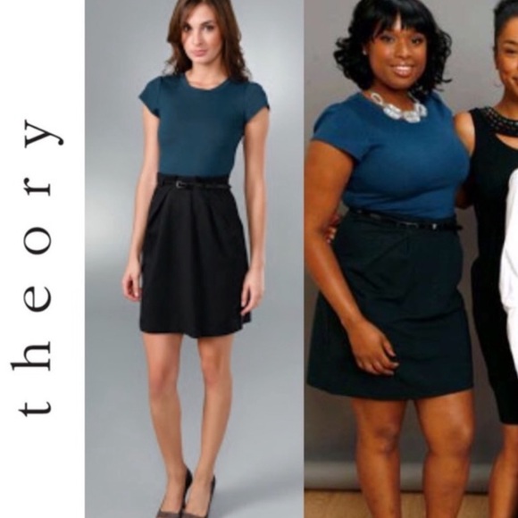 Theory Dresses & Skirts - Theory Sheath Cap Sleeve Dress Zip Side Ciarah